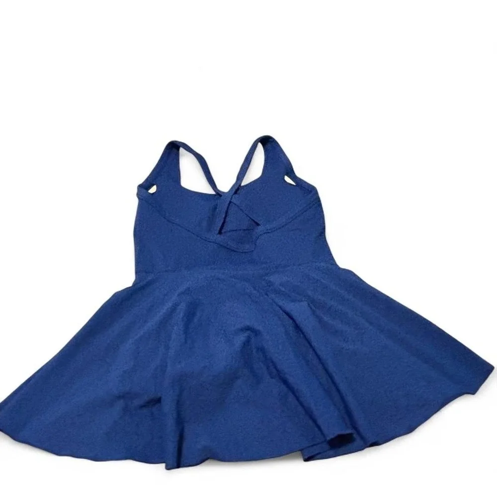 royal blue athletic tennis dress with built-in shorts Size XL